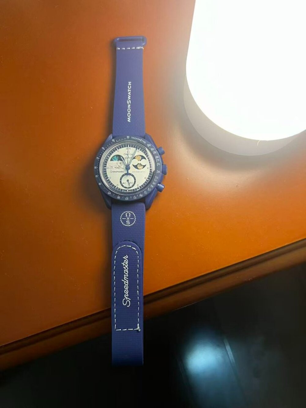 Swatch Omega Bioceramic Moonswatch Mission To Earthphase Moonshine Gold Snoopy B